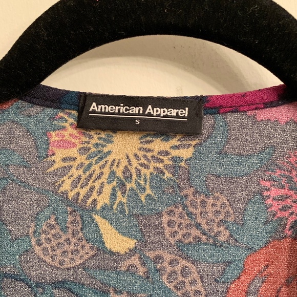 American Apparel Wrap Blouse - Picture 7 of 7